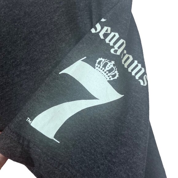 National Dive Bar Day July 7 Tshirt Large Black Seagrams 7 Crown - Picture 6 of 7